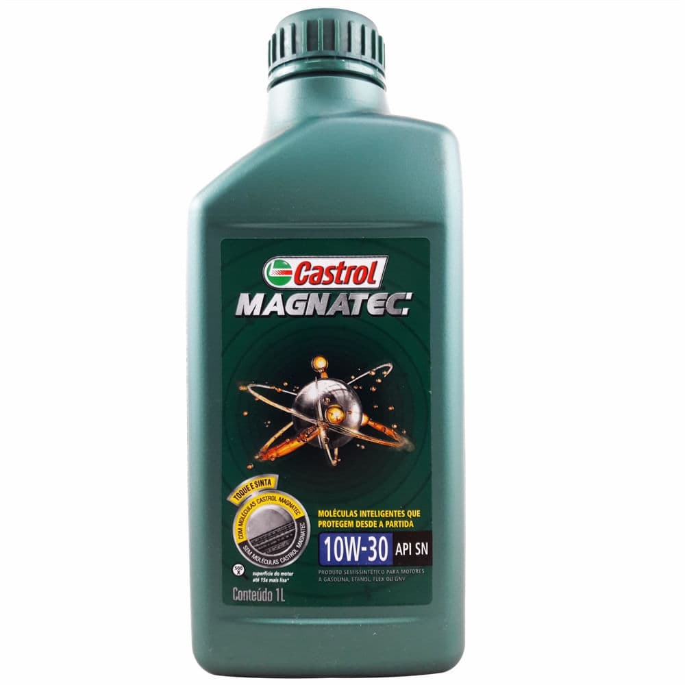 Óleo Lubrificante do Motor Castrol Magnatec 10W30 API SN Semissintético 1L