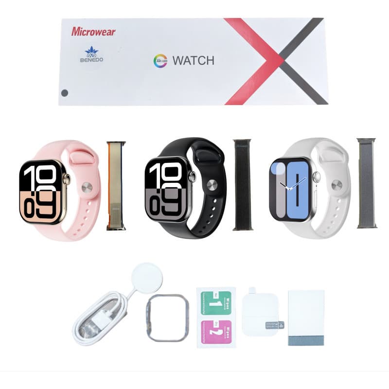 Smartwatch Relogio Microwear W10 Pro(S10) 46mm Amoled IP68 AProva d`agua GPS  inteligentes