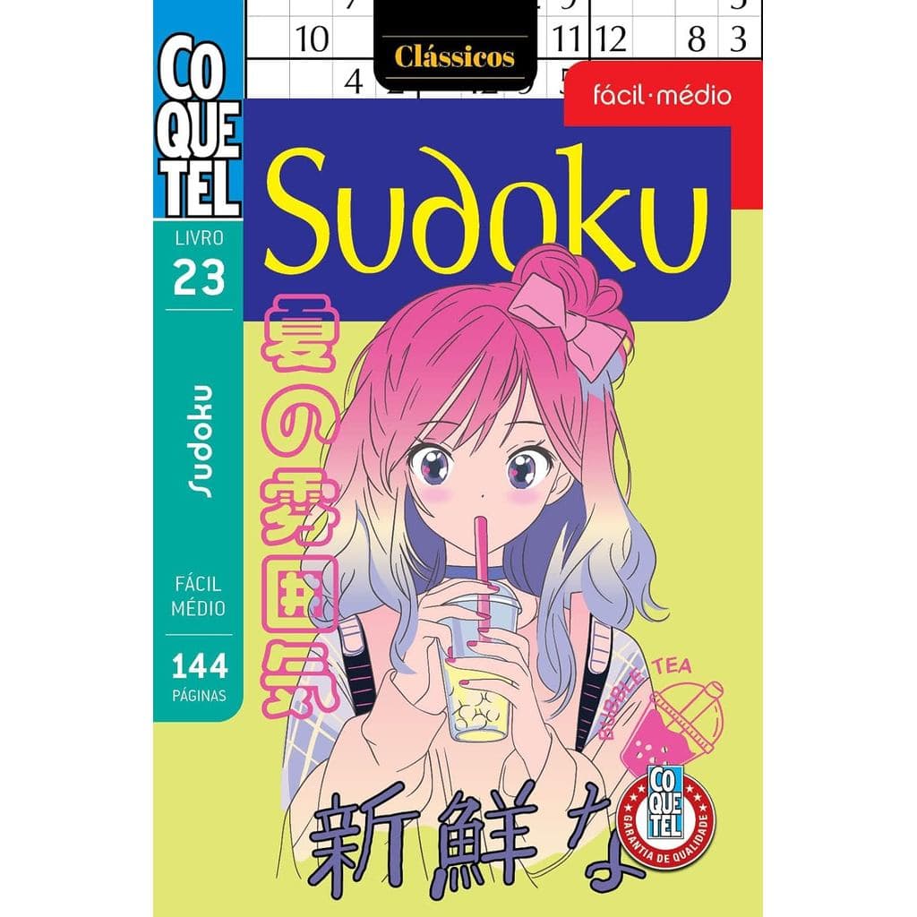 Livro Coquetel Sudoku 23 | Fácil-Médio