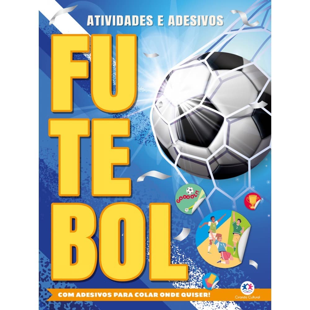 Livro Futebol - Atividades e adesivos