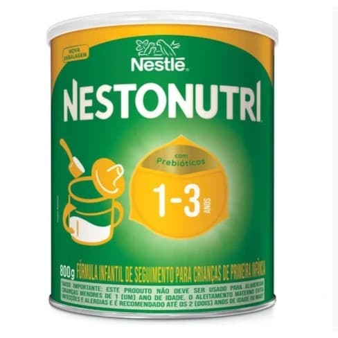 Fórmula Infantil Nestonutri Nestlé 1 a 3 anos 800g