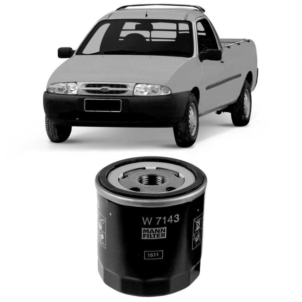Filtro Óleo Ka Fiesta Ecosport Escort Courier MANN-FILTER