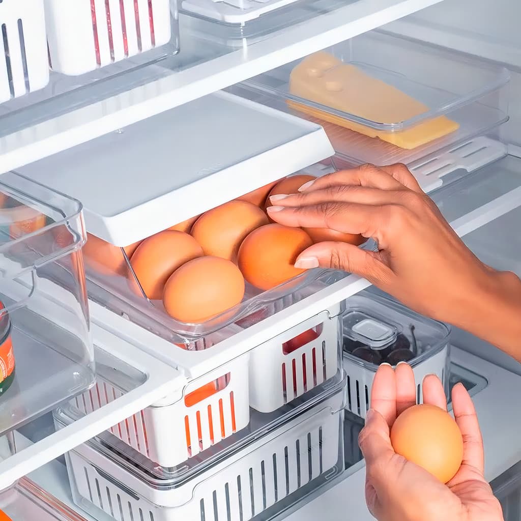 Organizador de Ovos Roll Ou 21 Ovos Linha Clear Fresh - OU