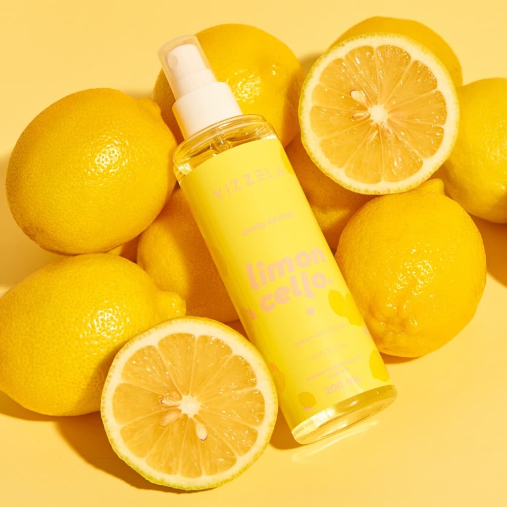Body Splash Deo Colônia Limoncello Refrescante Original Vegano Vizzela