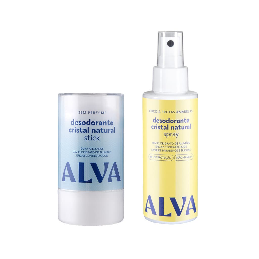 Kit Transição para Desodorante Natural - Coco & Frutas Amarelas