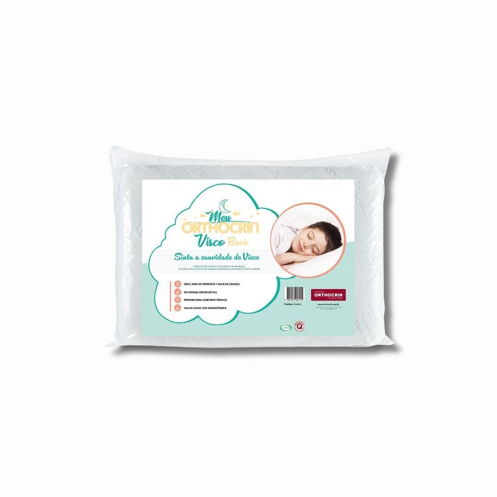 ENVIO IMEDIATO - Travesseiro Infantil Meu Orthocrin Visco Basic - 40x60x06