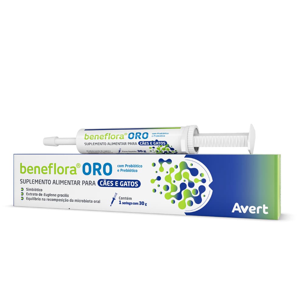 Suplemento Alimentar Cães E Gatos Beneflora Oro 30G Avert