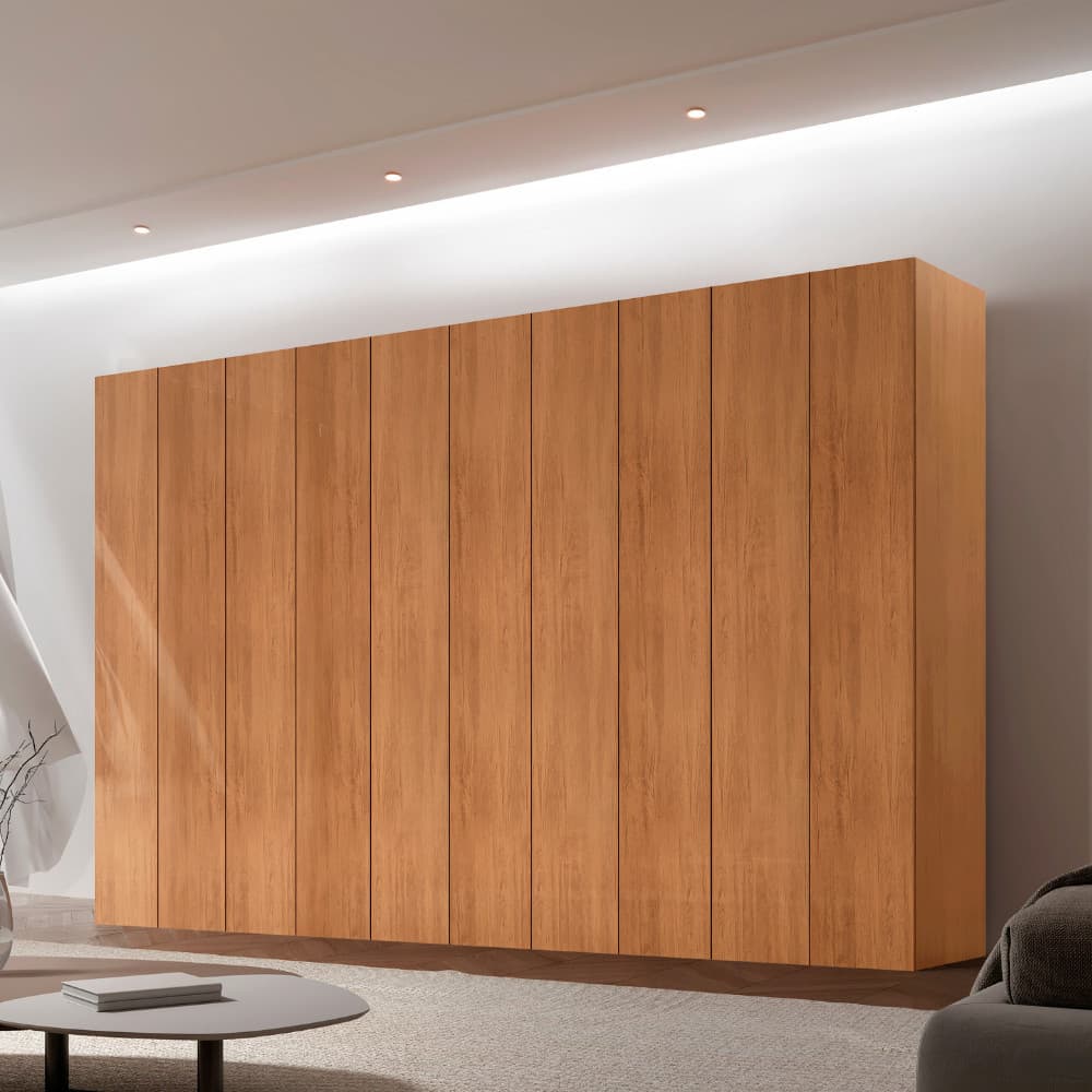 Guarda Roupa Casal Everest MDF 10 Portas 12 Gavetas e 9 Prateleiras Moderna Mobília