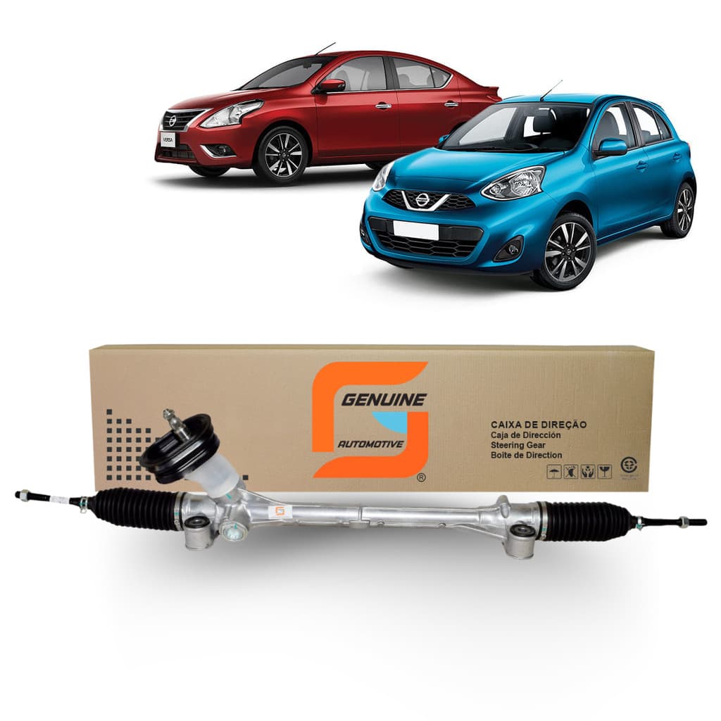 Caixa Direção Mecanica Eletrica Nissan Versa 2009-2020 Nissan March 2011-2020 Pinhão Estriado