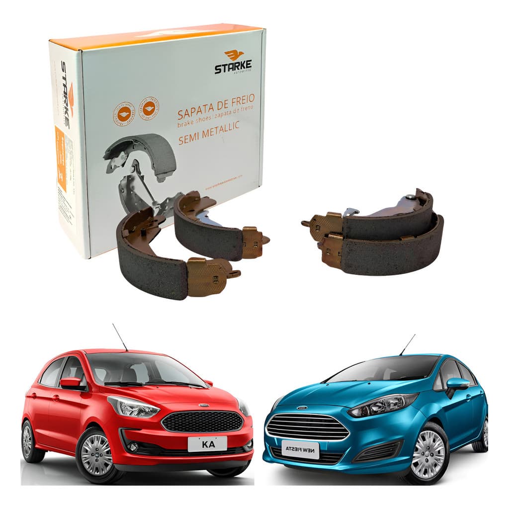 Sapata de Freio Ka 1.0 / 1.5 New Fiesta 1.5 16V / 1.6 16V Sigma Original Starke