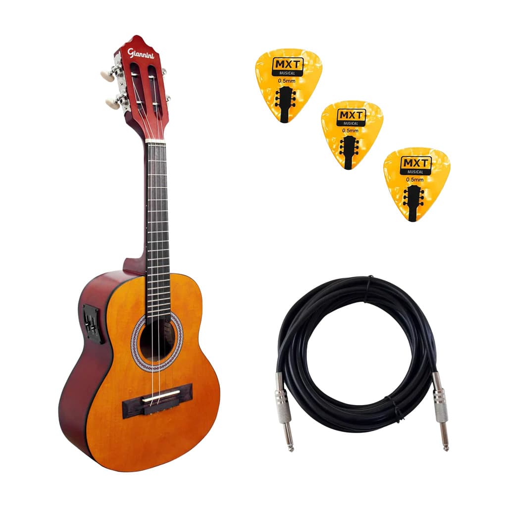 Kit Cavaquinho Giannini Elétrico Start Cs-14 Ep + Cabo p10xp10 + Palheta