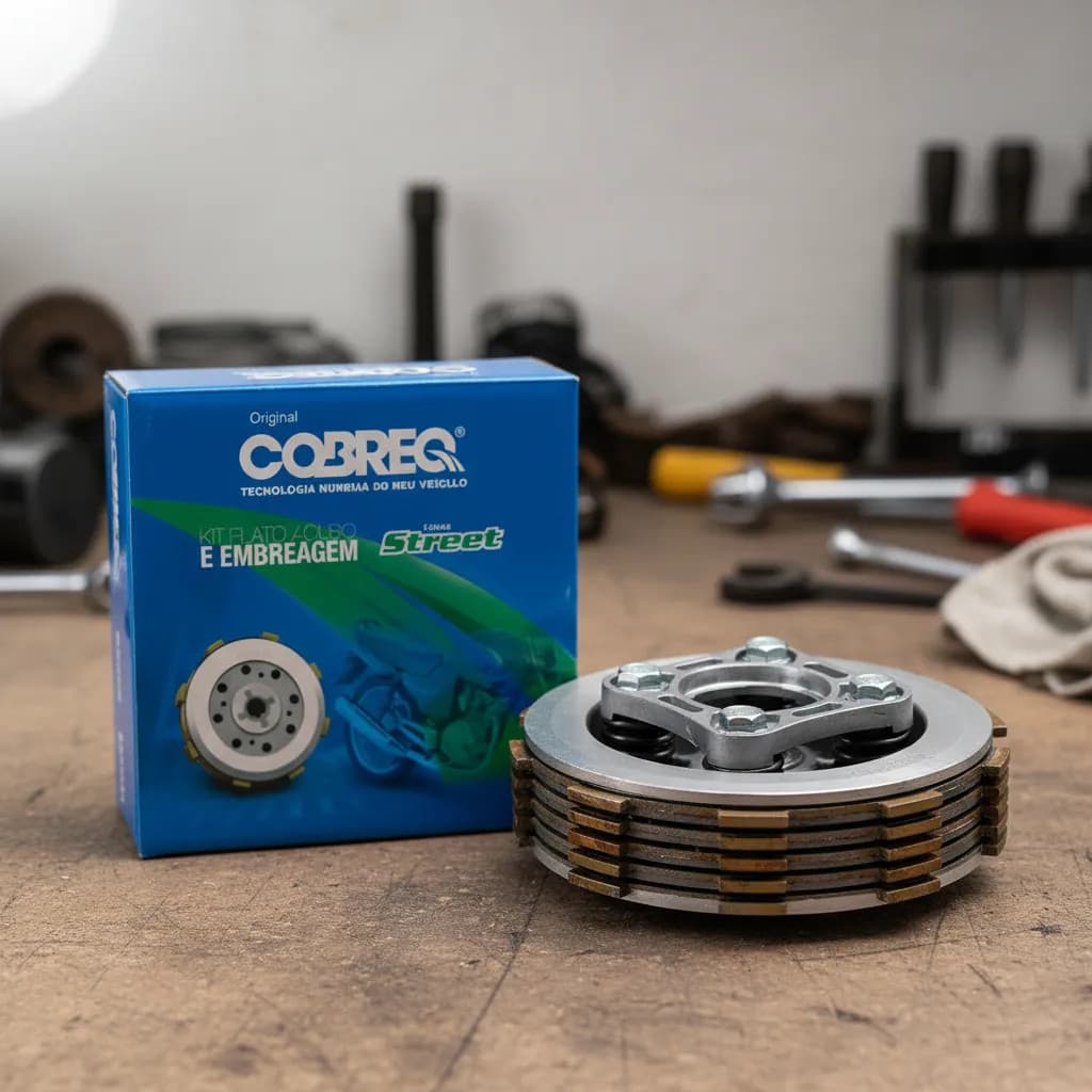 Kit Embreagem Completo Cg Titan Fan 150 Bros 150 2004 2005 2006 2007 2008 2009 2010 2011 2012 Cobreq