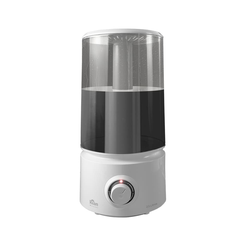 Kian Umidificador de Ar Ultrassônico 2,5L C/ Função Aromatizador Bivolt Branco
