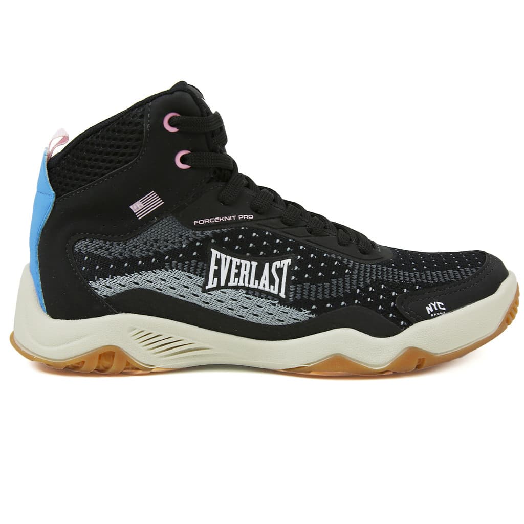 TÊNIS EVERLAST FORCEKNIT PRO FEMININO PRETO/BEGE