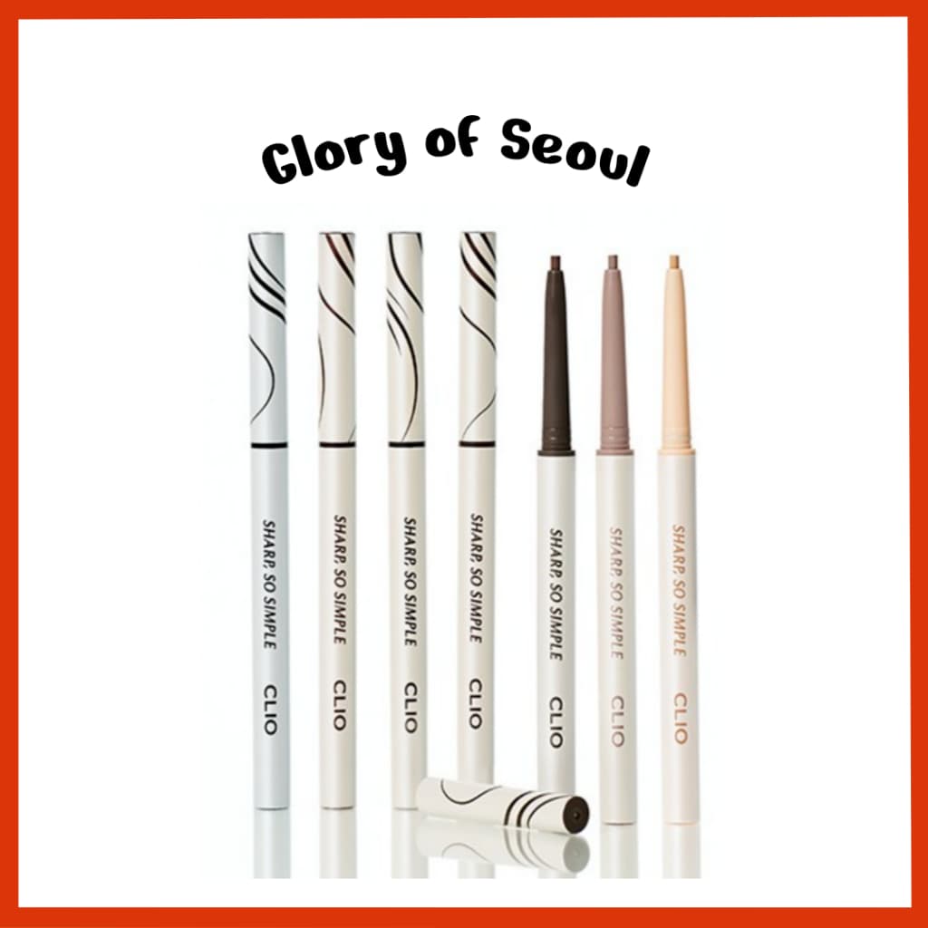 [New] CLIO Sharp So Simple Waterproof Pencil Eye Liner, Micro Precision Tip (2mm) (9colors) * Category
