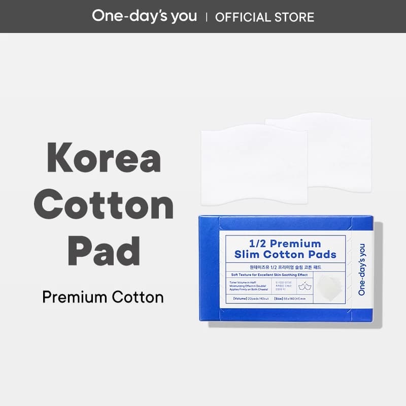 One-Day's You 1/2 Premium Slim Cotton Pads 20ea