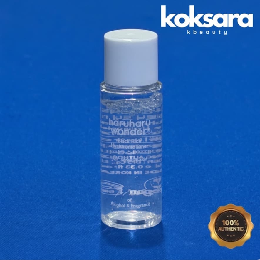 Haruharu Wonder Black Rice Hyaluronic Unscented Toner 10ml
