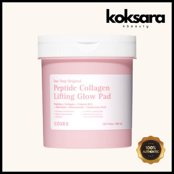 COSRX One Step Original Peptide Collagen Lifting Glow Pad 100 patches