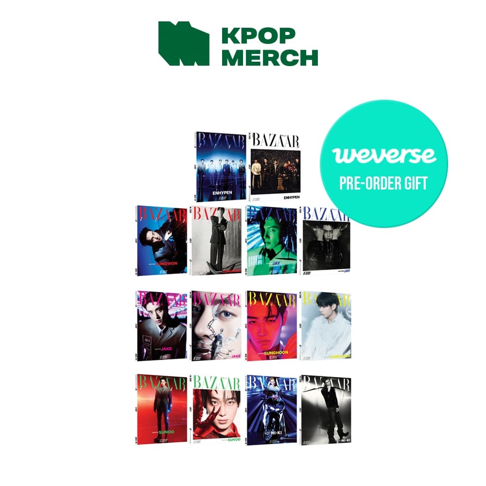 (Weverse POB) ENHYPEN - Magzine BAZAAR Star : The Cosmic