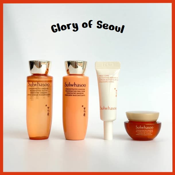 [Mini] Sulwhasoo Concentrated Ginseng Rejuvenating Serum, 5mL / Ginseng Eye Creme 4mL / Rejuvenating Water 25ml / First Care Activating Serum VI 4ml / Eye Serum 4ml )